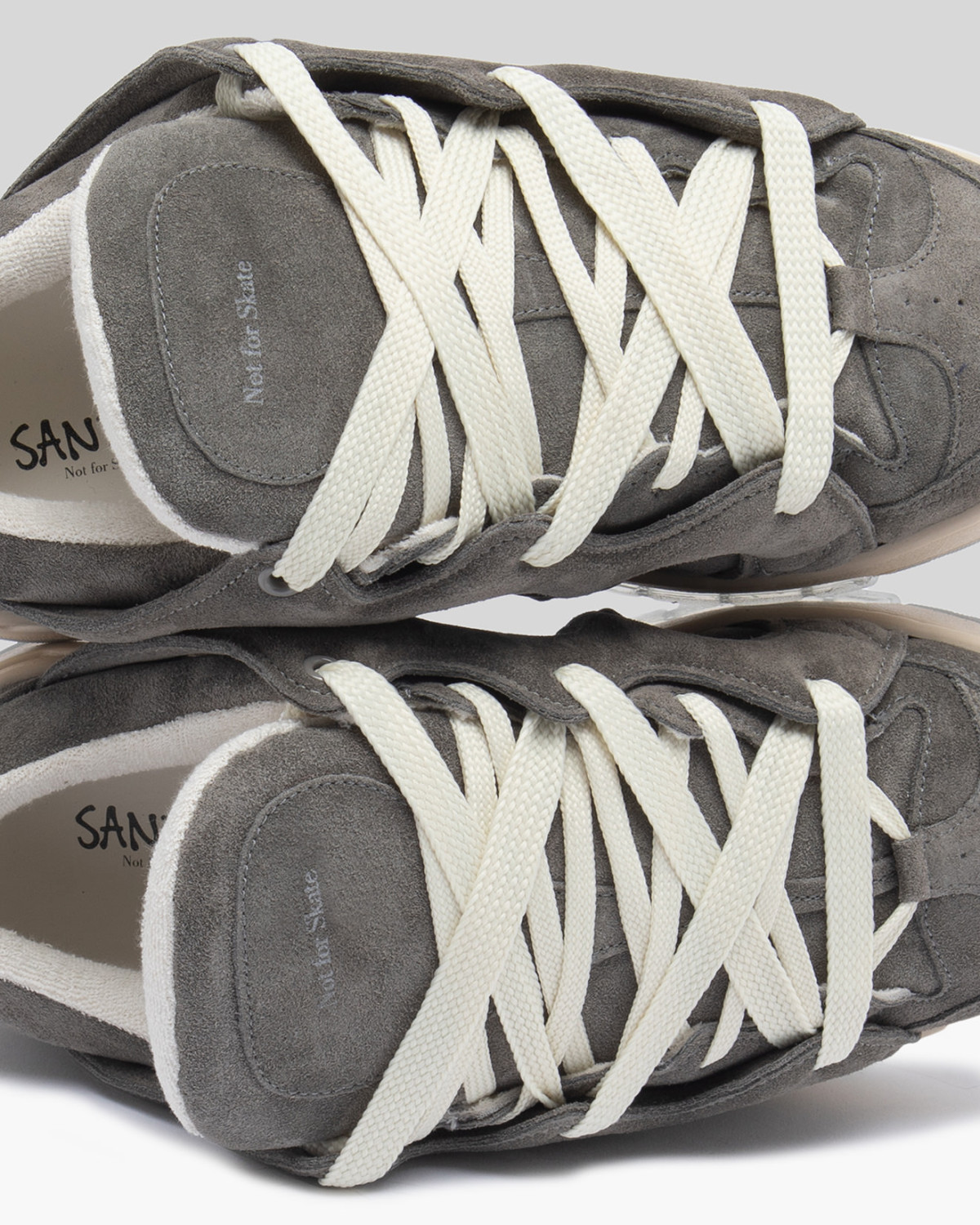 SANTHA: SANTHA MODEL 1 SUEDE GRIGIO