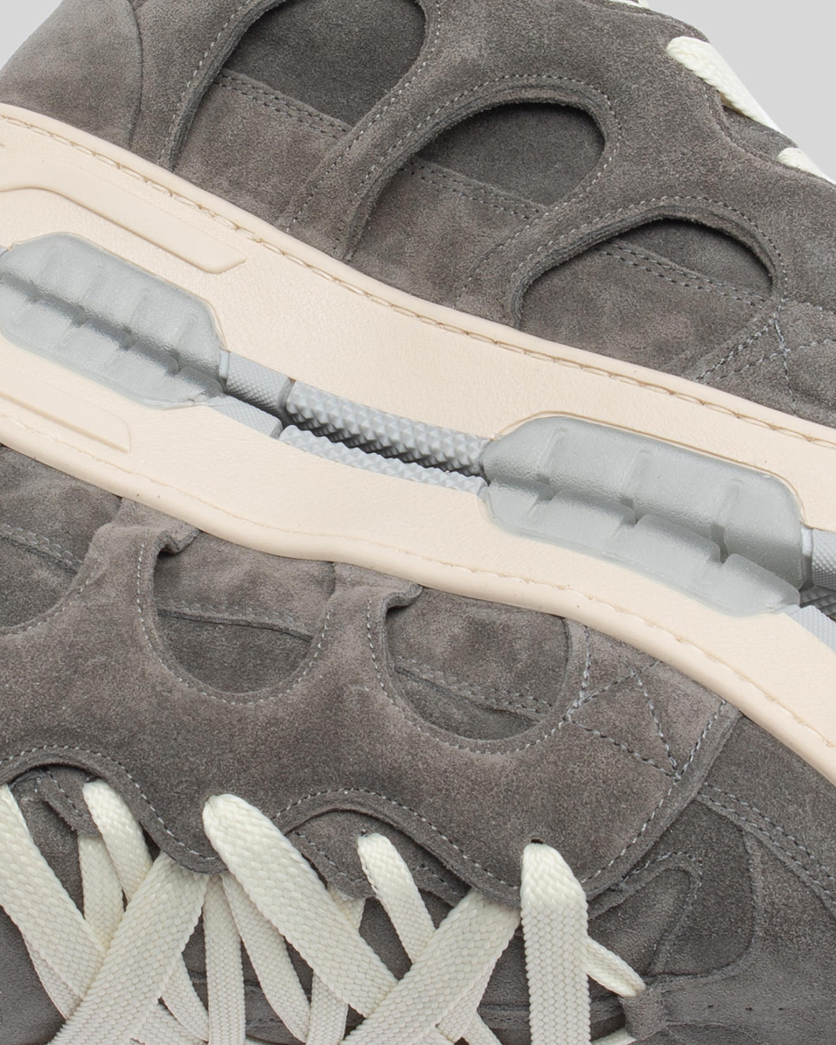 SANTHA: SANTHA MODEL 1 SUEDE GRIGIO