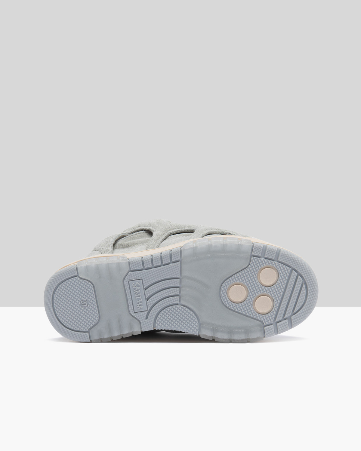 SANTHA: SANTHA MODEL 1 SUEDE GRIGIO
