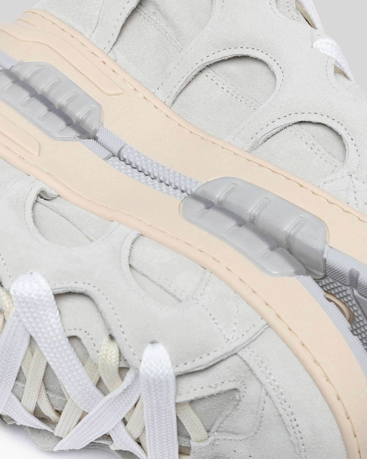SANTHA: SANTHA MODEL 1 SUEDE LIGHT-GREY