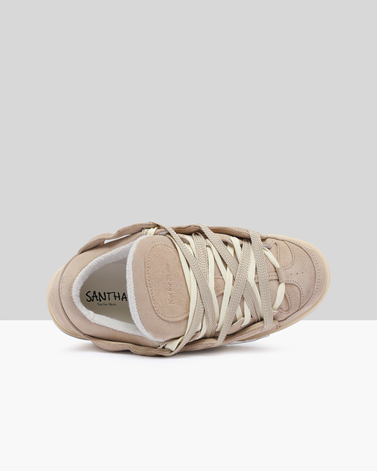 SANTHA: SANTHA MODEL 1 SUEDE LIGHT SAND