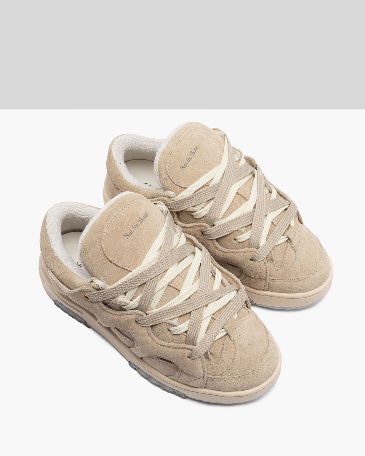SANTHA: SANTHA MODEL 1 SUEDE LIGHT SAND