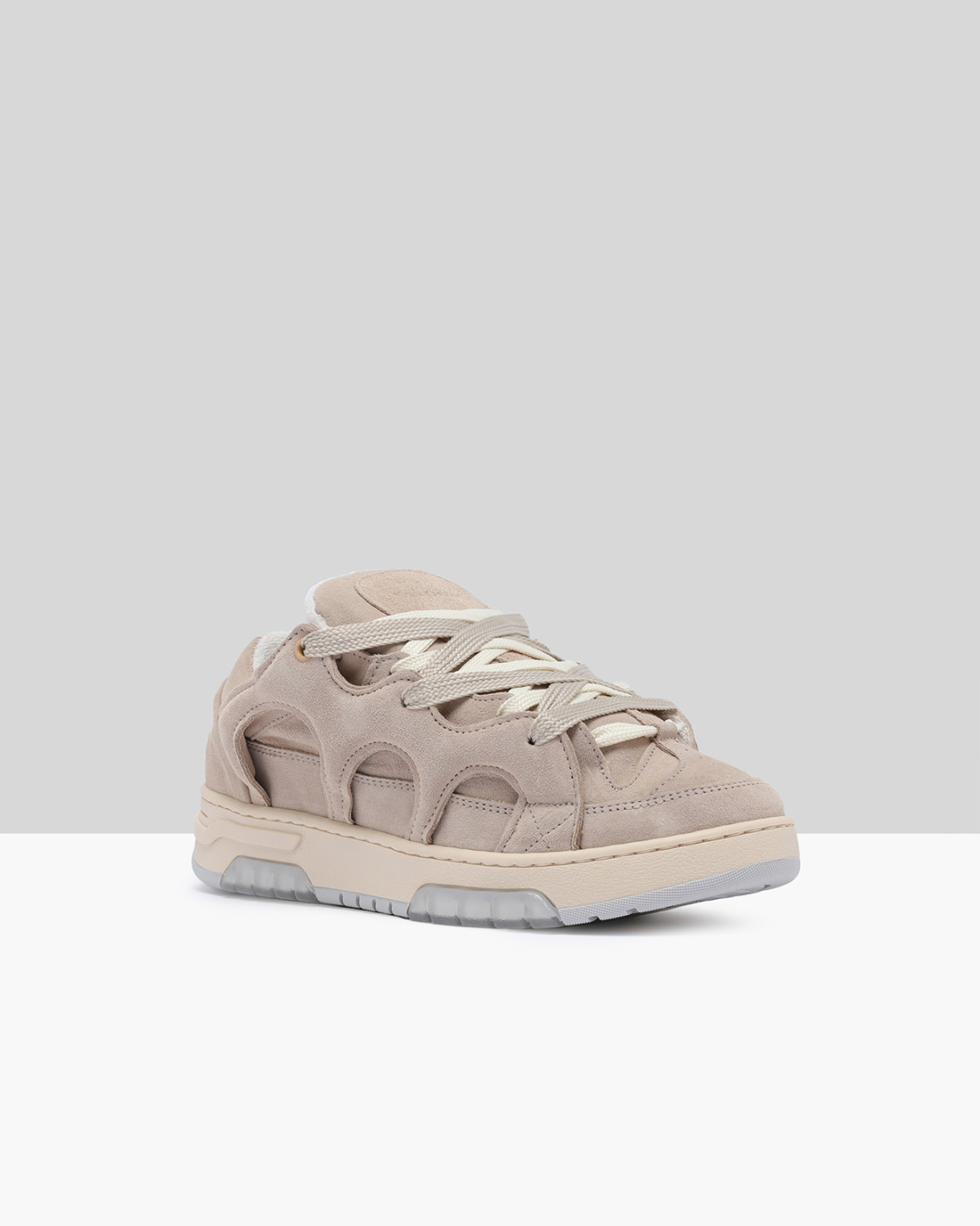 SANTHA: SANTHA MODEL 1 SUEDE LIGHT SAND