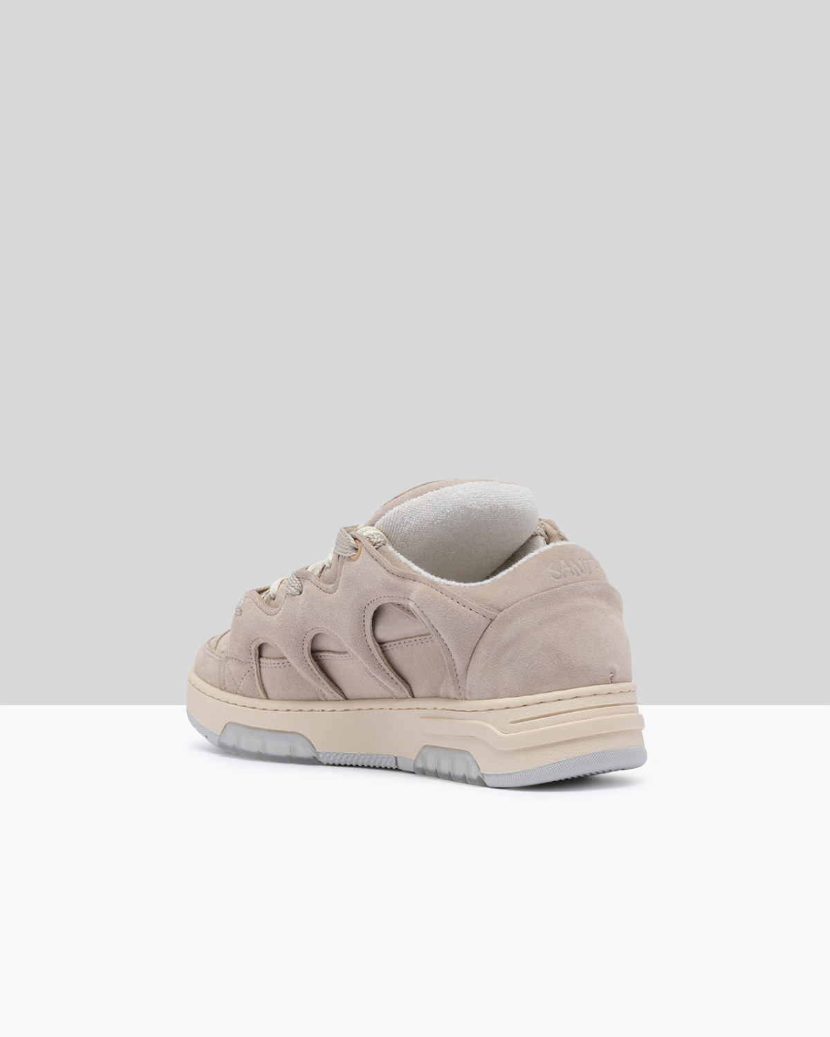 SANTHA: SANTHA MODEL 1 SUEDE LIGHT SAND