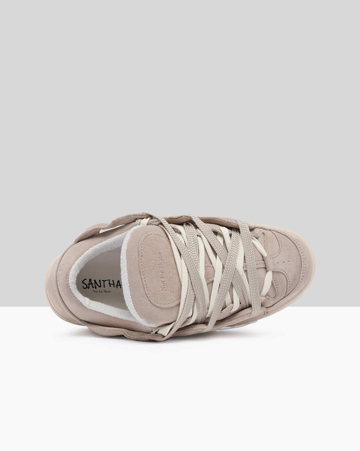 SANTHA: SANTHA MODEL 1 SUEDE LIGHT SAND