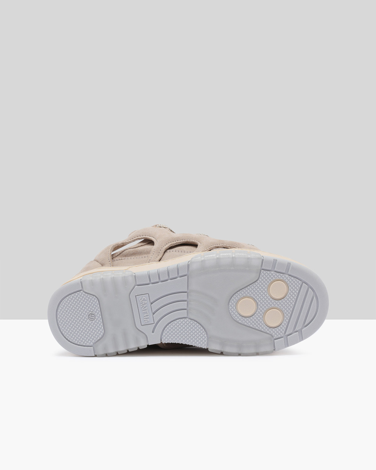 SANTHA: SANTHA MODEL 1 SUEDE LIGHT SAND