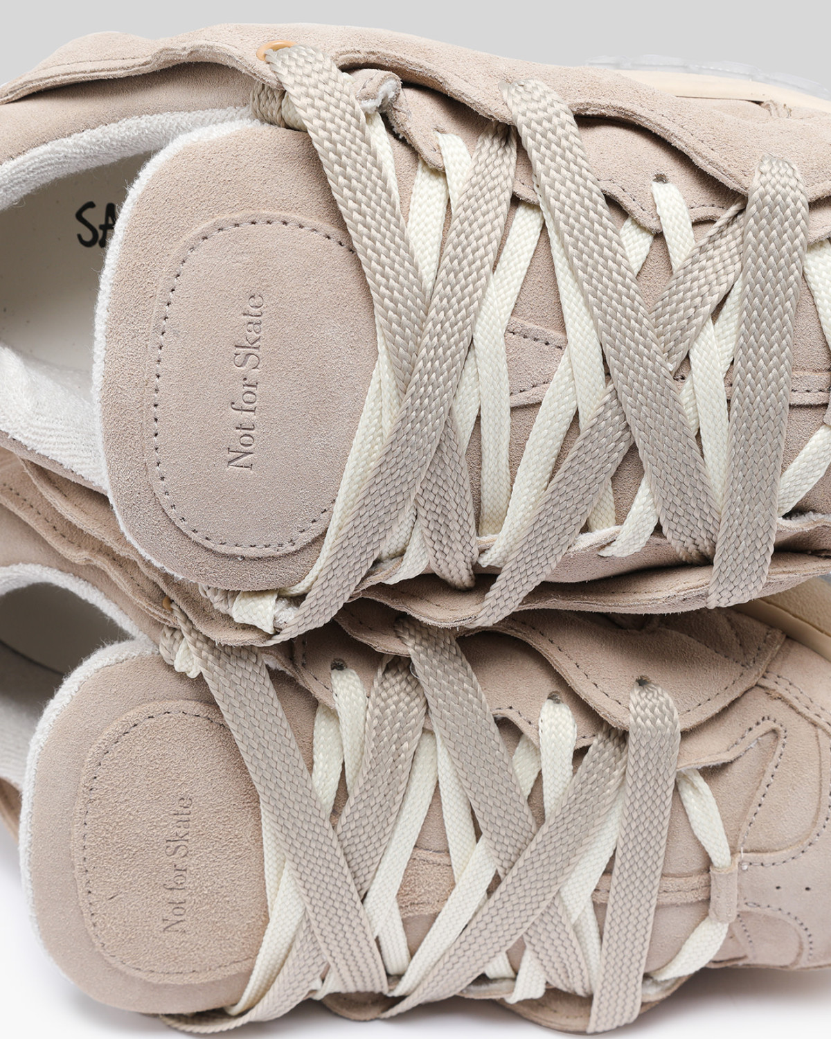 SANTHA: SANTHA MODEL 1 SUEDE LIGHT SAND
