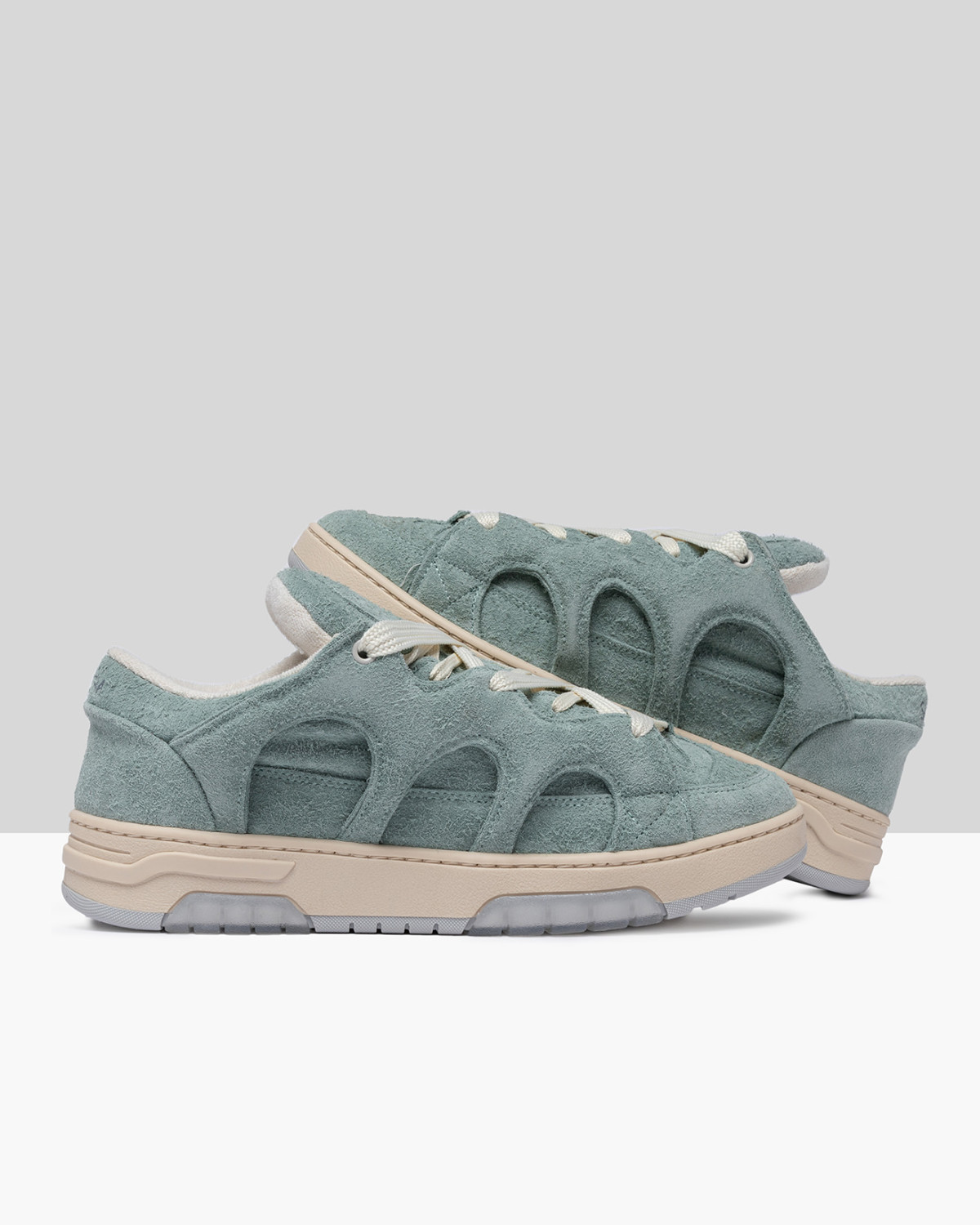 SANTHA: SANTHA MODEL 1 SUEDE WATER