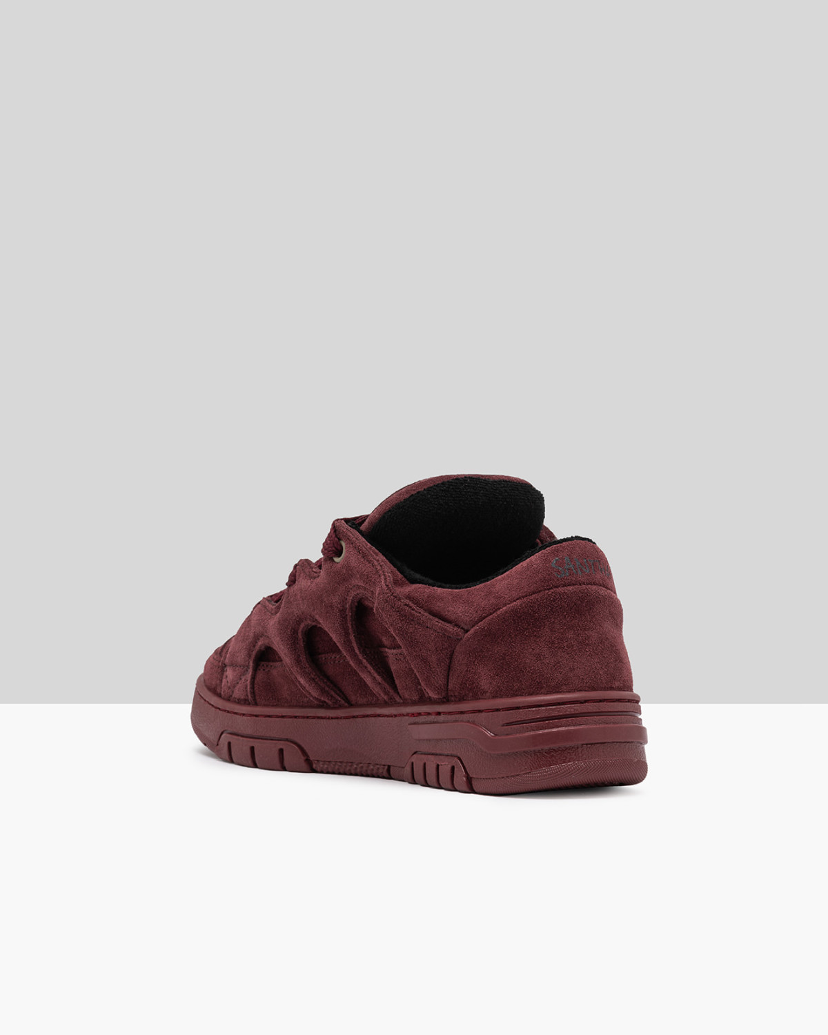 SANTHA: SANTHA MODEL 1 TOTAL SUEDE BURGUNGY 