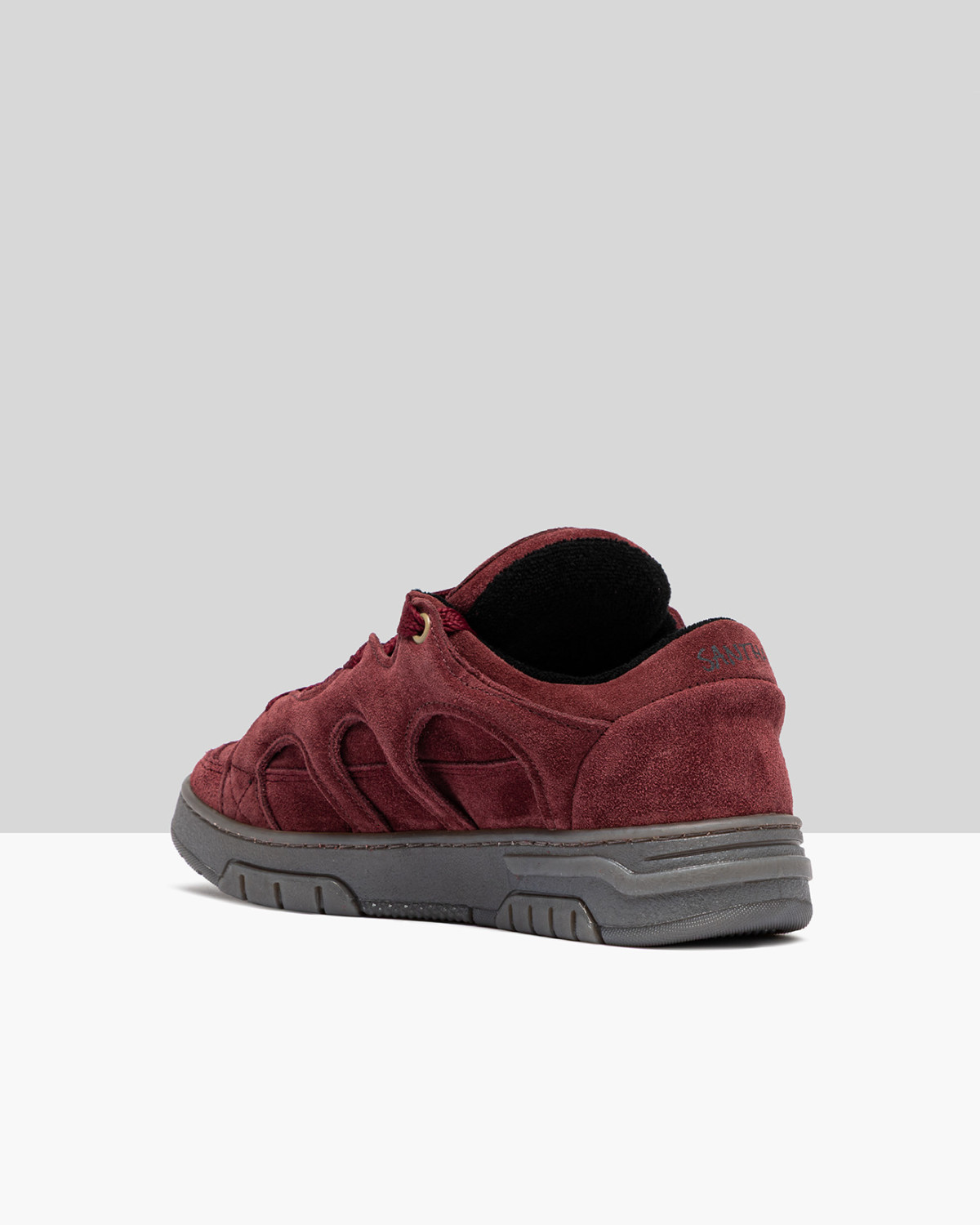 SANTHA: SANTHA MODEL 1 TOTAL SUEDE BURGUNGY 