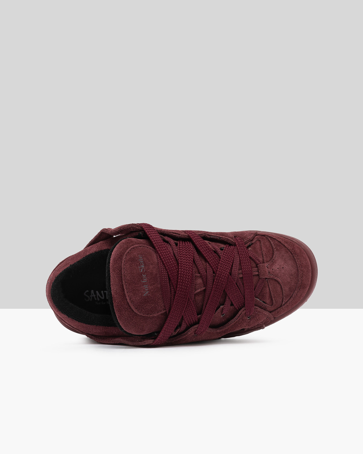 SANTHA: SANTHA MODEL 1 TOTAL SUEDE BURGUNGY 
