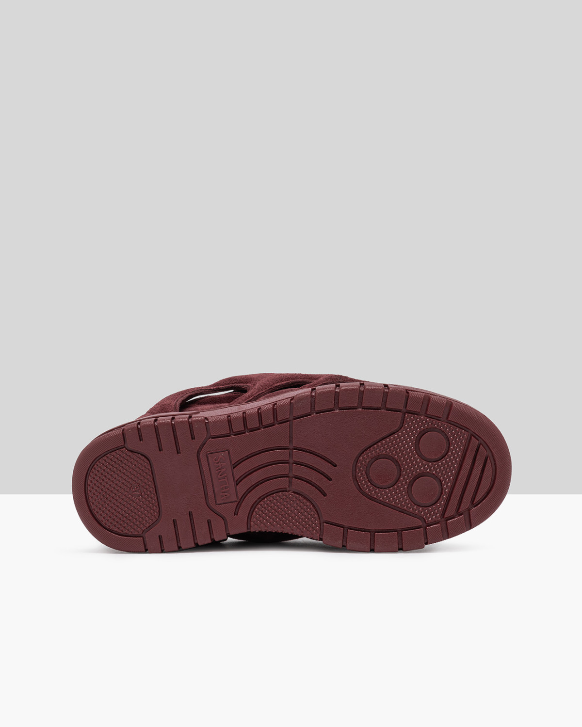 SANTHA: SANTHA MODEL 1 TOTAL SUEDE BURGUNGY 