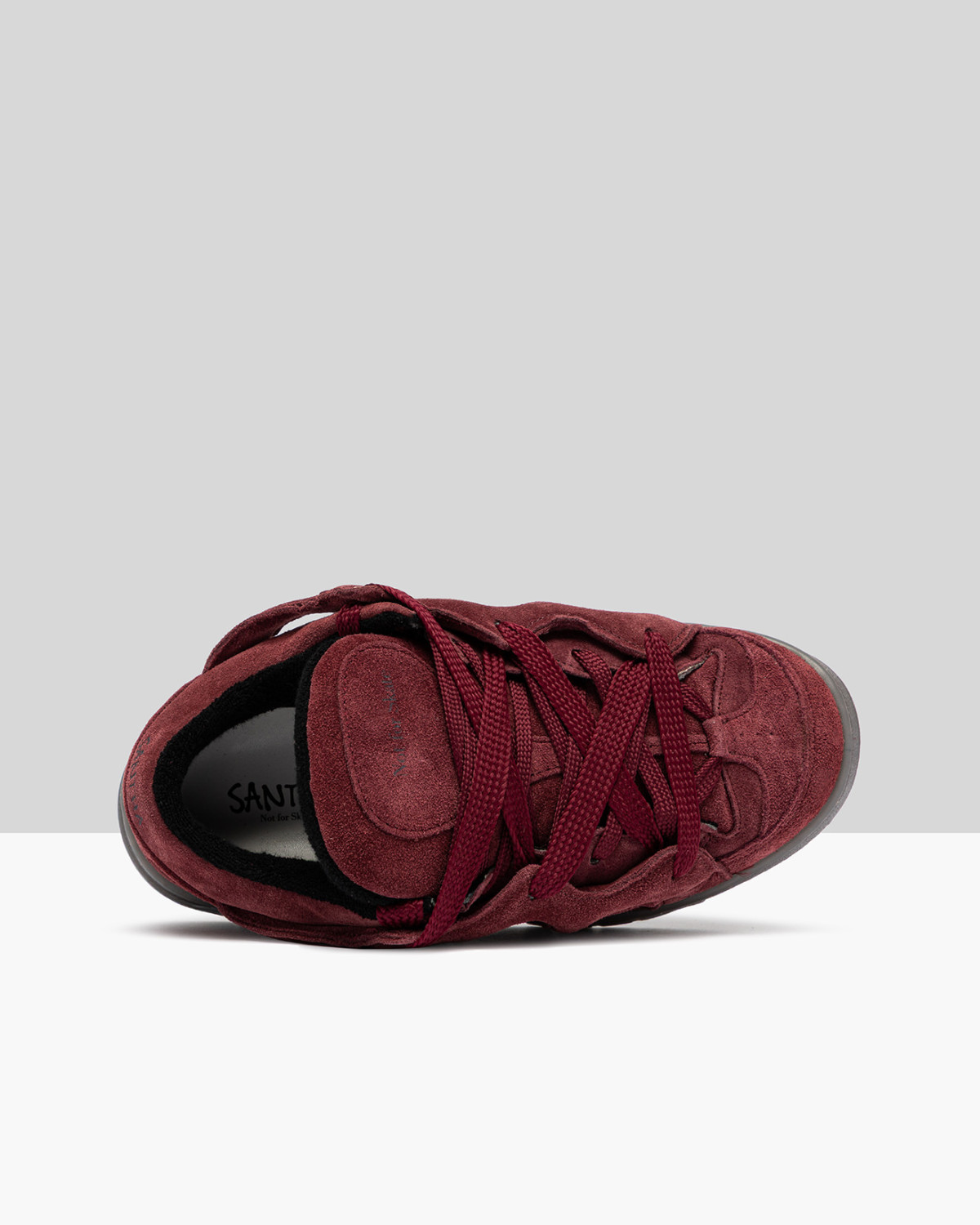 SANTHA: SANTHA MODEL 1 TOTAL SUEDE BURGUNGY 