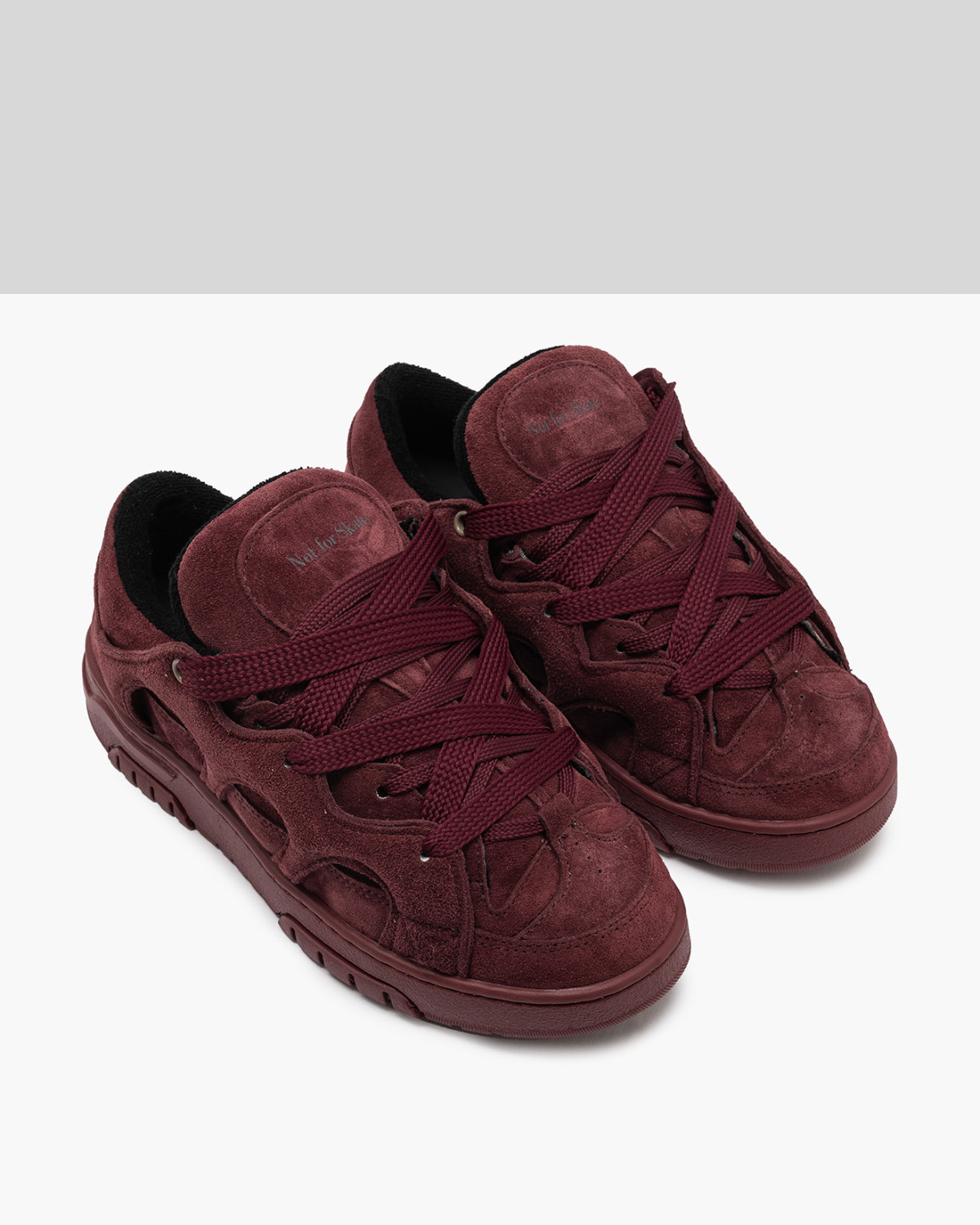 SANTHA: SANTHA MODEL 1 TOTAL SUEDE BURGUNGY 