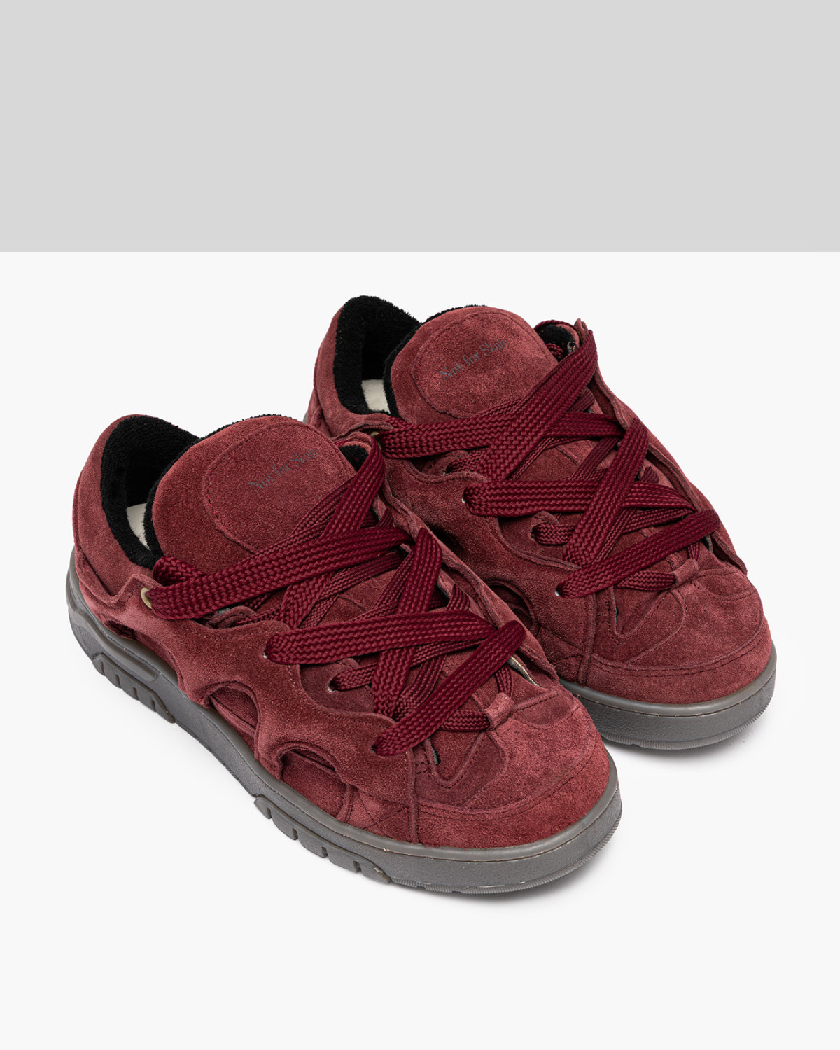 SANTHA: SANTHA MODEL 1 TOTAL SUEDE BURGUNGY 