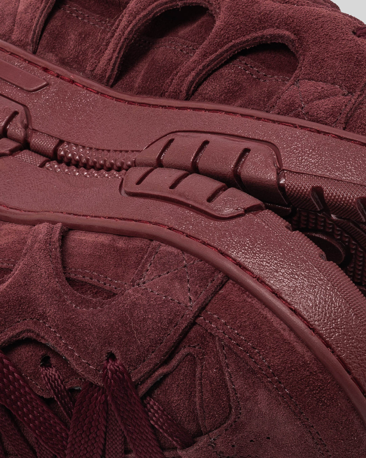SANTHA: SANTHA MODEL 1 TOTAL SUEDE BURGUNGY 