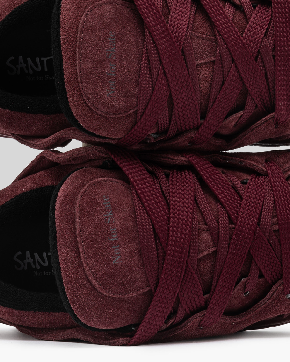 SANTHA: SANTHA MODEL 1 TOTAL SUEDE BURGUNGY 