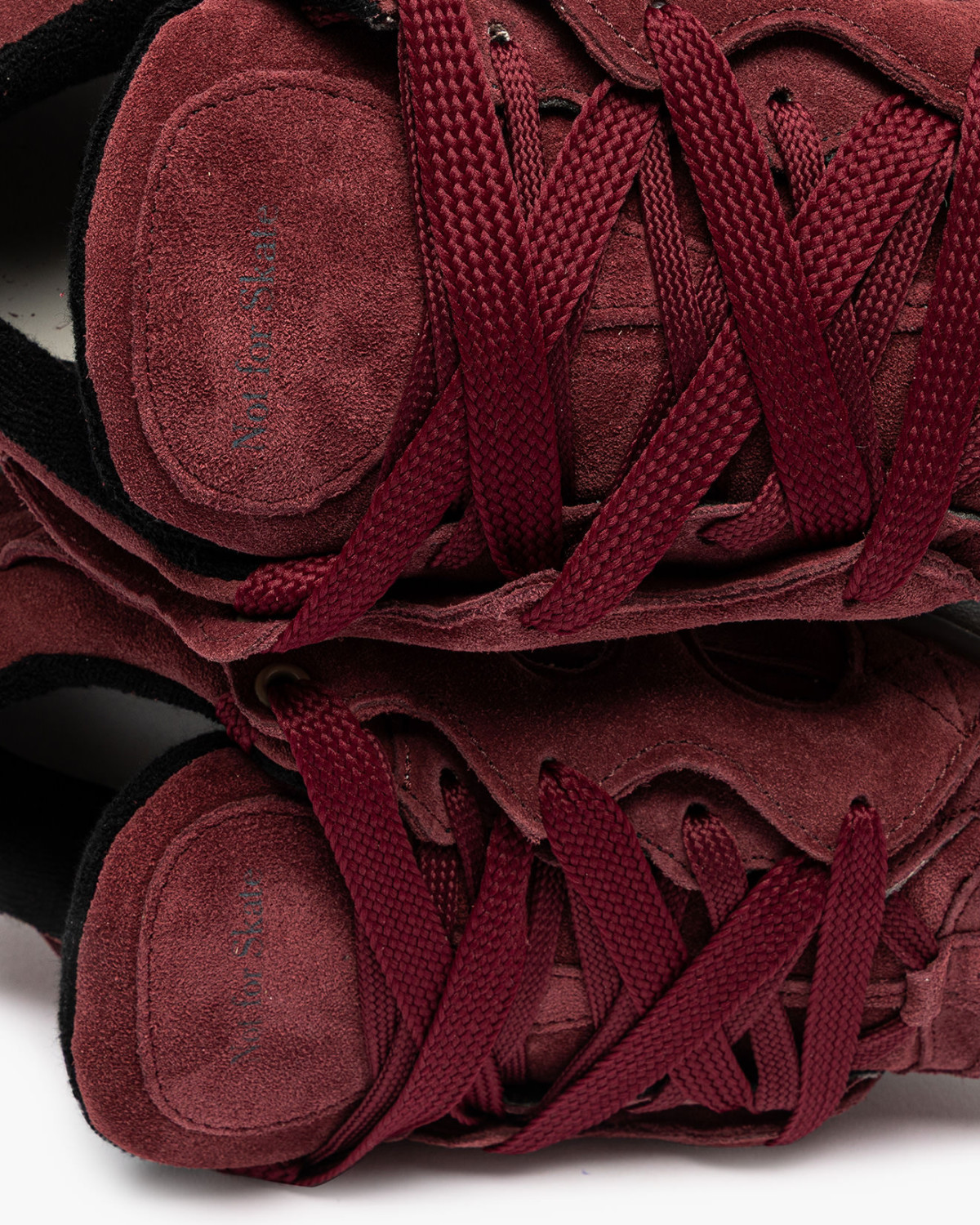 SANTHA: SANTHA MODEL 1 TOTAL SUEDE BURGUNGY 