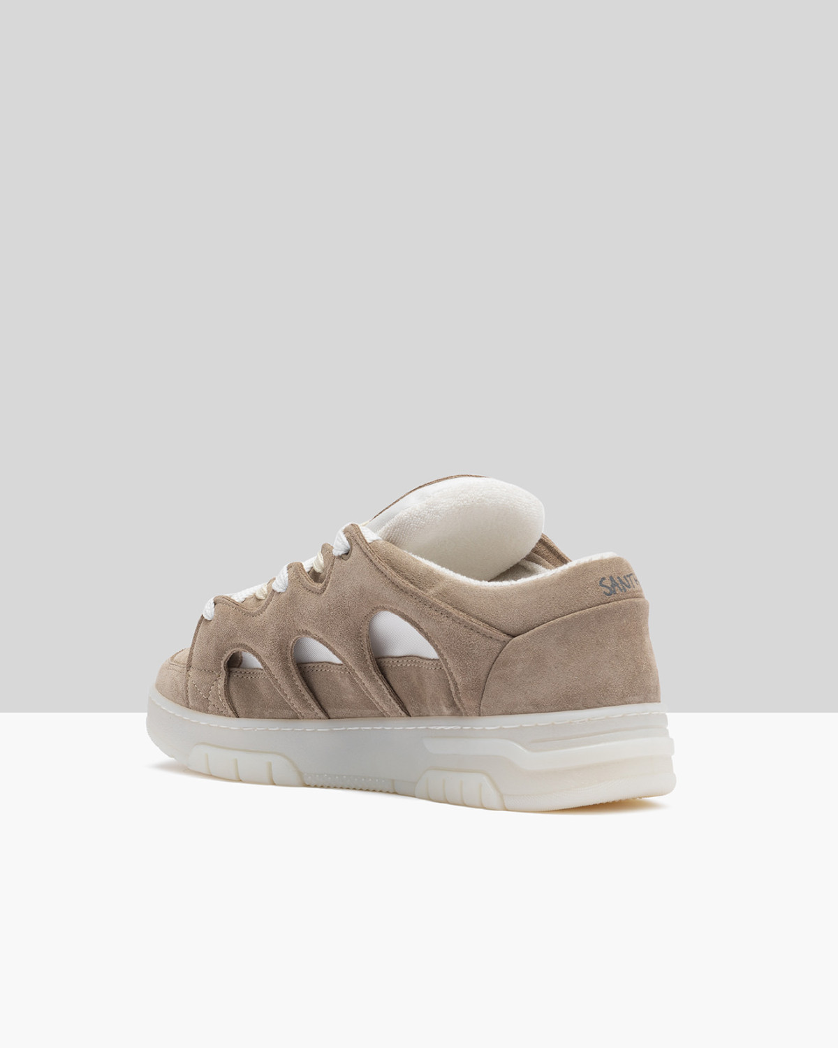 SANTHA: SANTHA MODEL 1 TOTAL SUEDE TAUPE