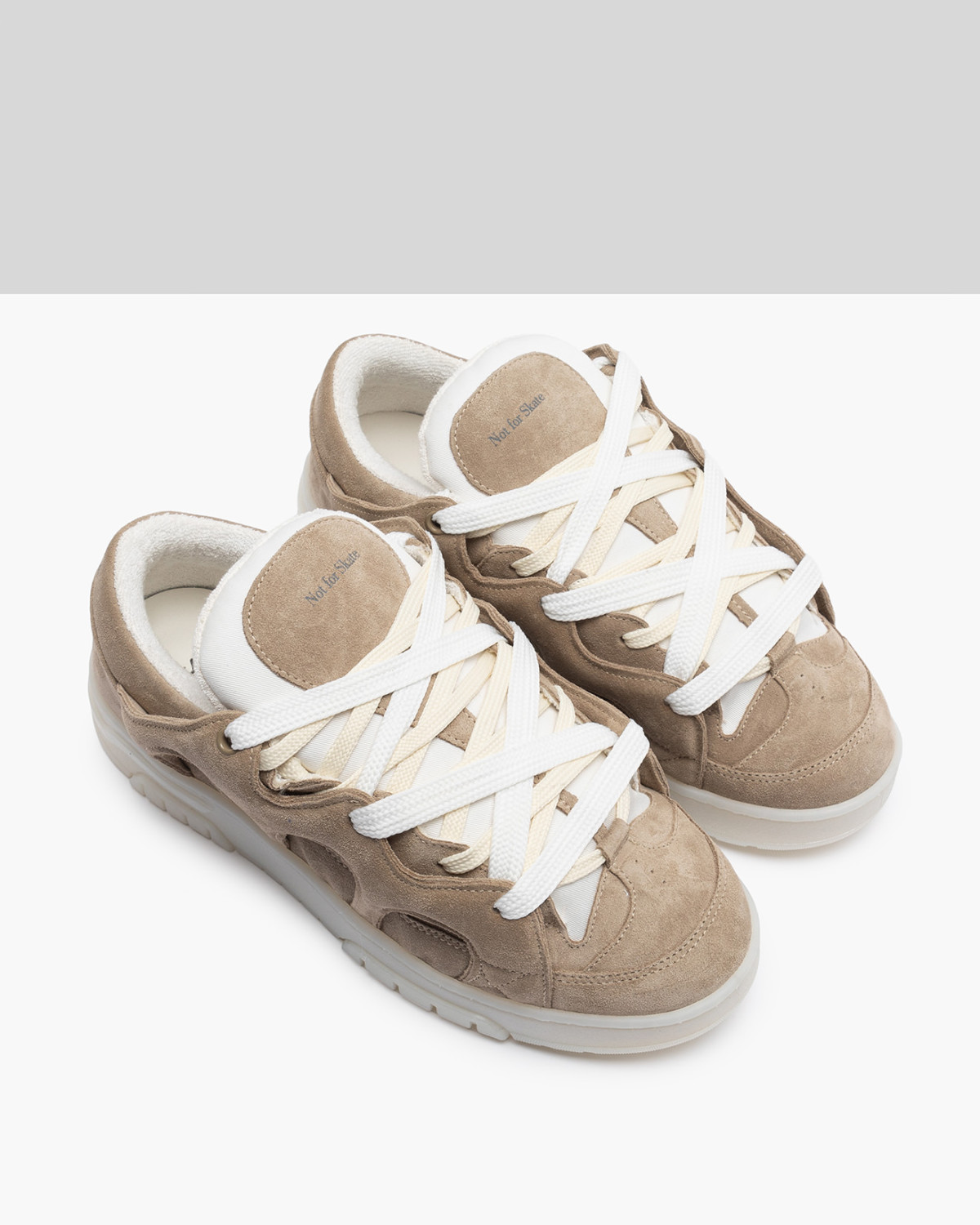 SANTHA: SANTHA MODEL 1 TOTAL SUEDE TAUPE