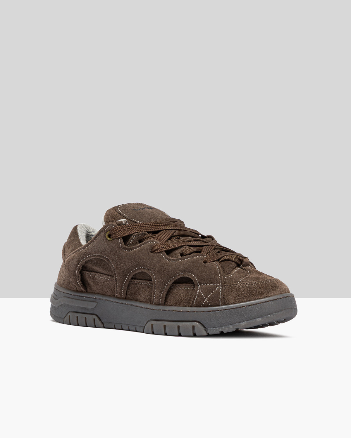 SANTHA: SANTHA MODEL 1 TOTAL SUEDE FANGO 