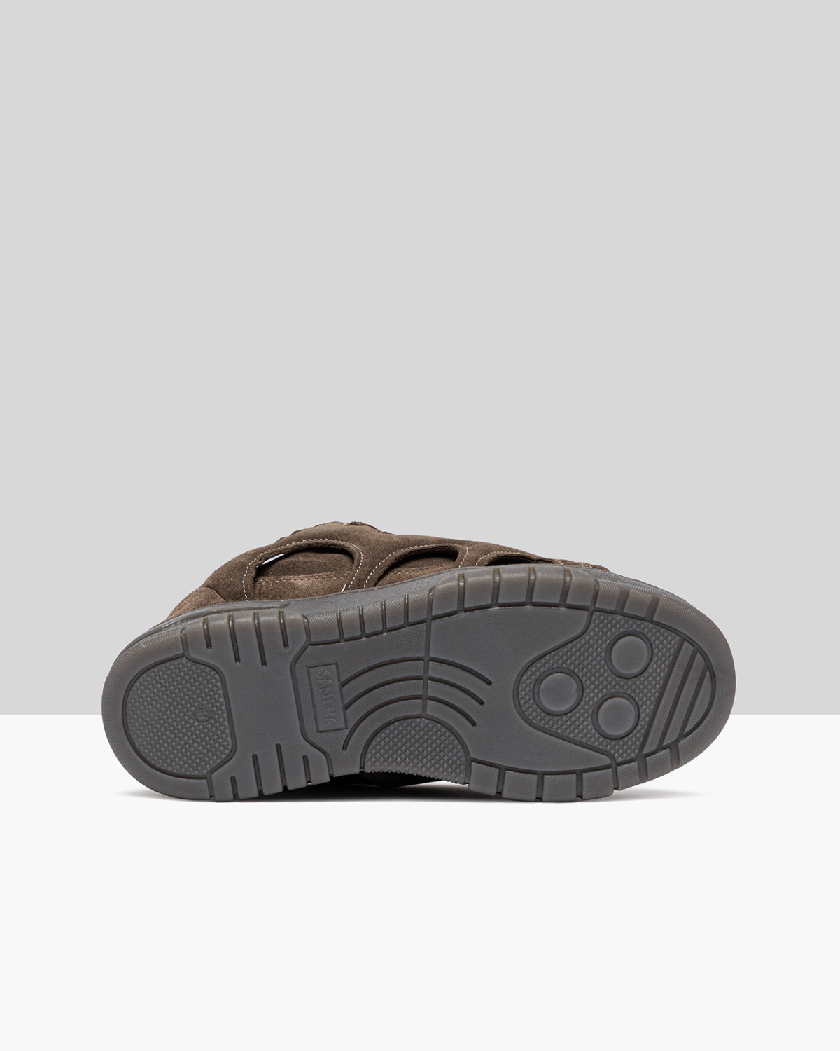 SANTHA: SANTHA MODEL 1 TOTAL SUEDE FANGO 