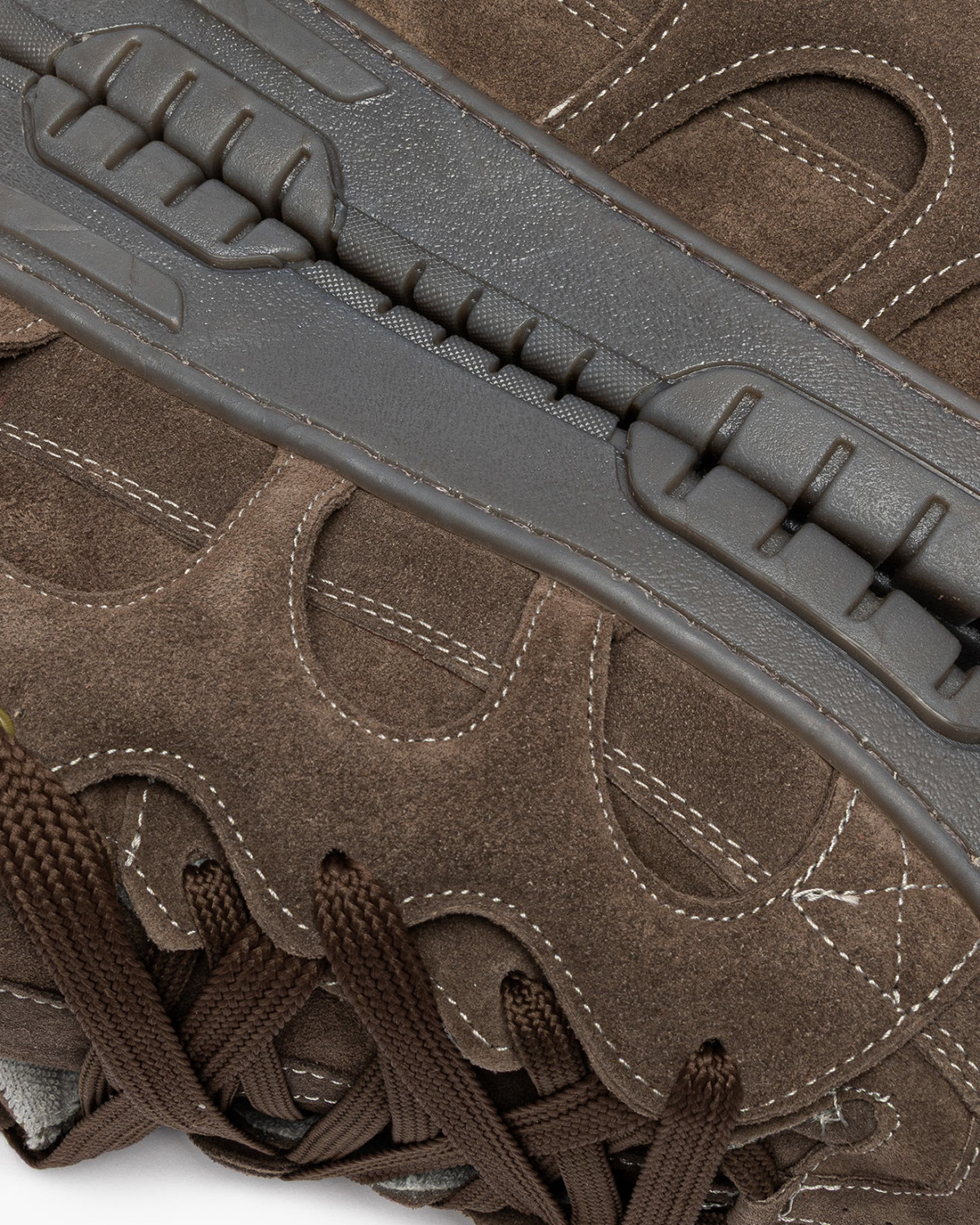 SANTHA: SANTHA MODEL 1 TOTAL SUEDE FANGO 