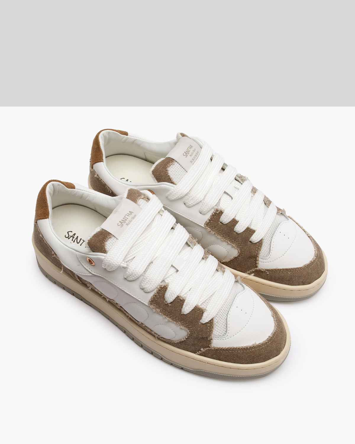 SANTHA: SANTHA MODEL 2 CANVAS TAUPE
