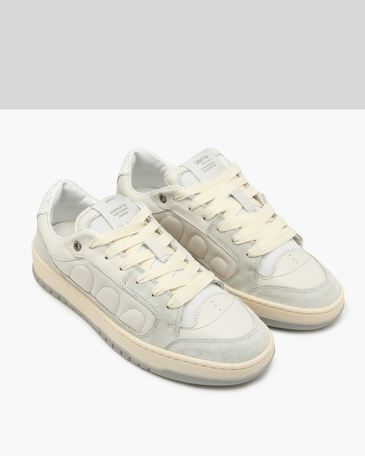 SANTHA: SANTHA MODEL 2 LEATHER WHITE