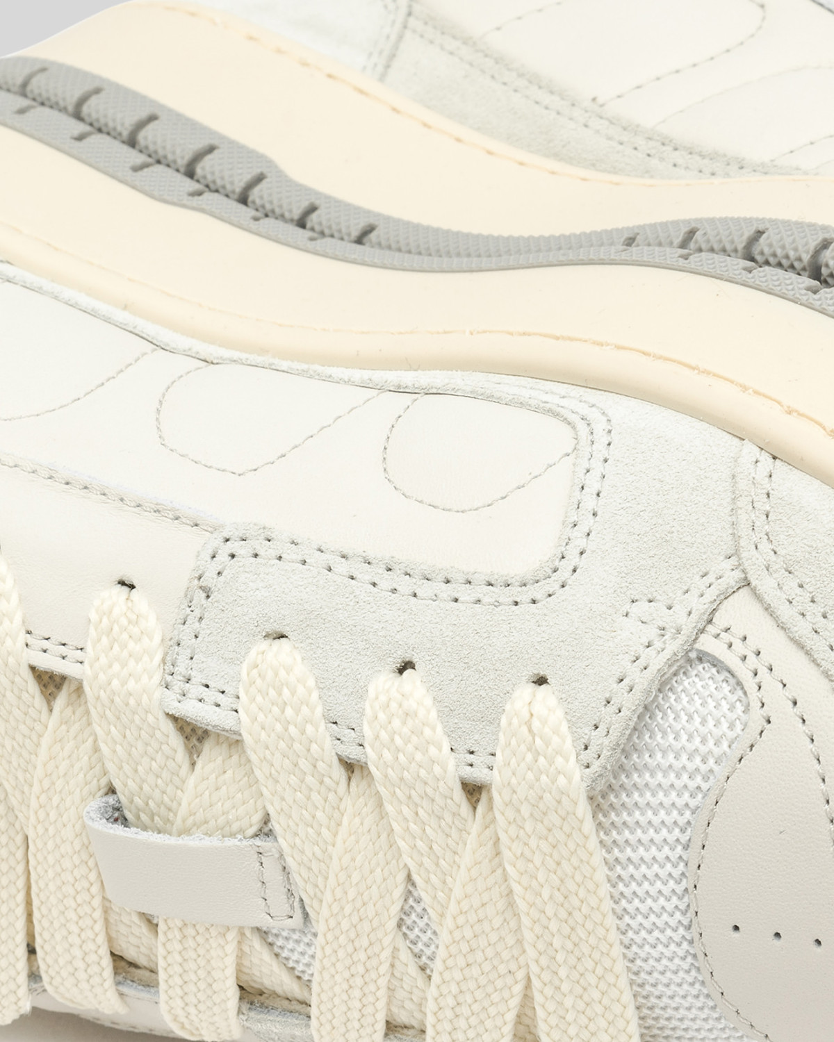 SANTHA: SANTHA MODEL 2 LEATHER WHITE