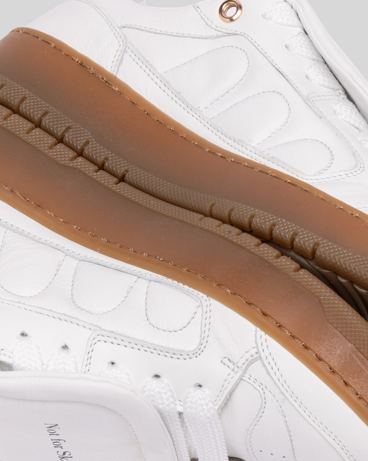 SANTHA: SANTHA MODEL 2 SOCCER BASIC WHITE-CUOIO 