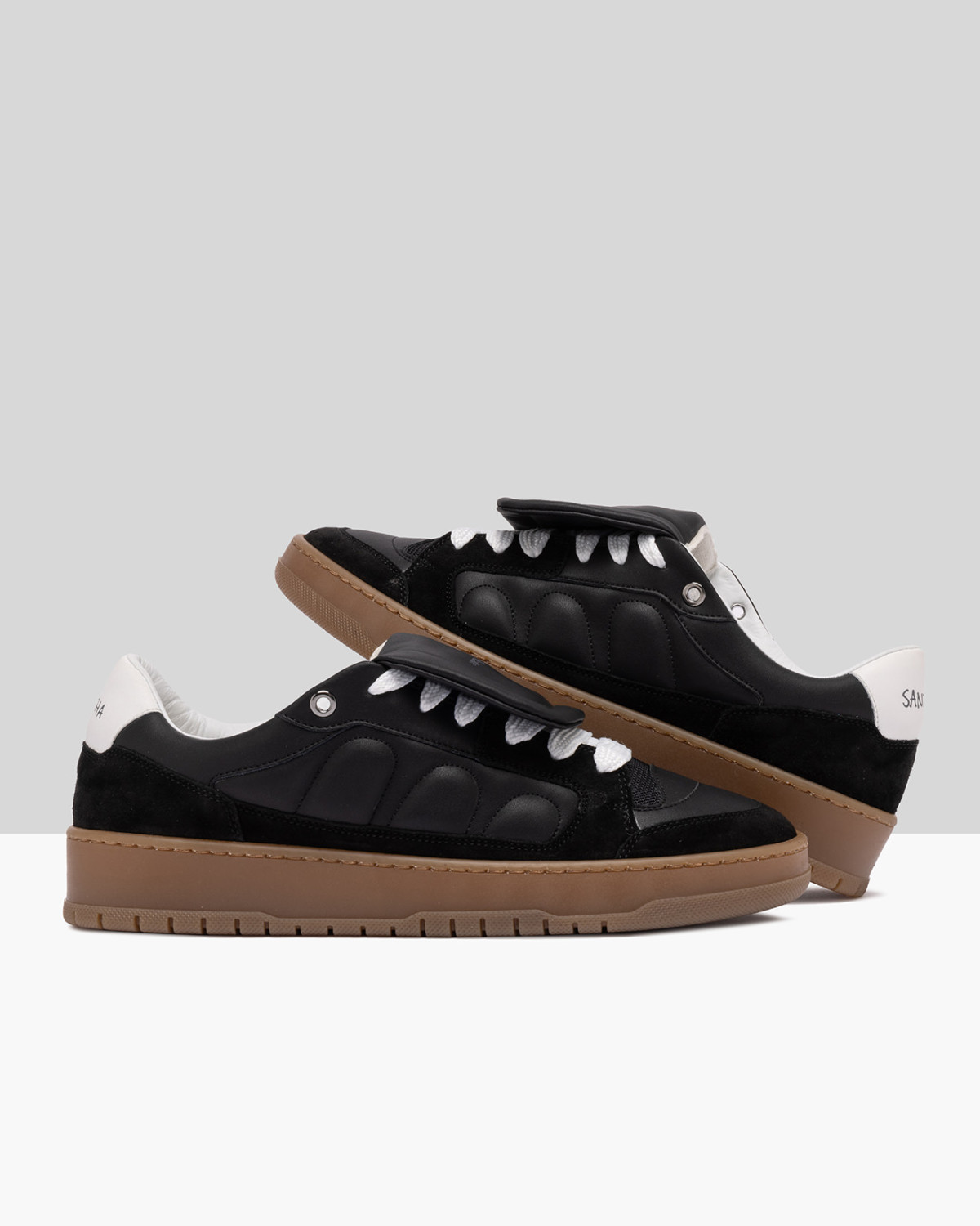 SANTHA: SANTHA MODEL 2 SOCCER CALF BLACK 