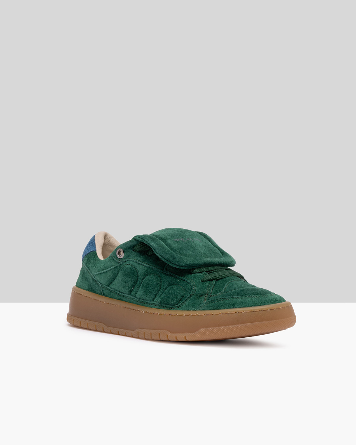 SANTHA: SANTHA MODEL 2 SOCCER TOTAL SUEDE GREEN 