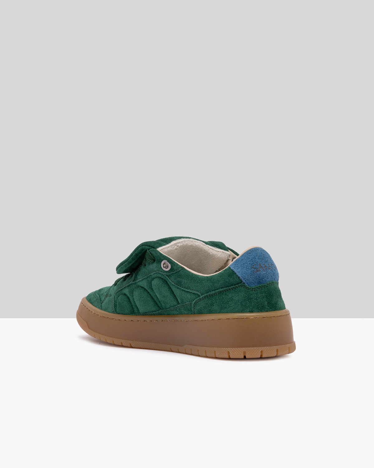 SANTHA: SANTHA MODEL 2 SOCCER TOTAL SUEDE GREEN 