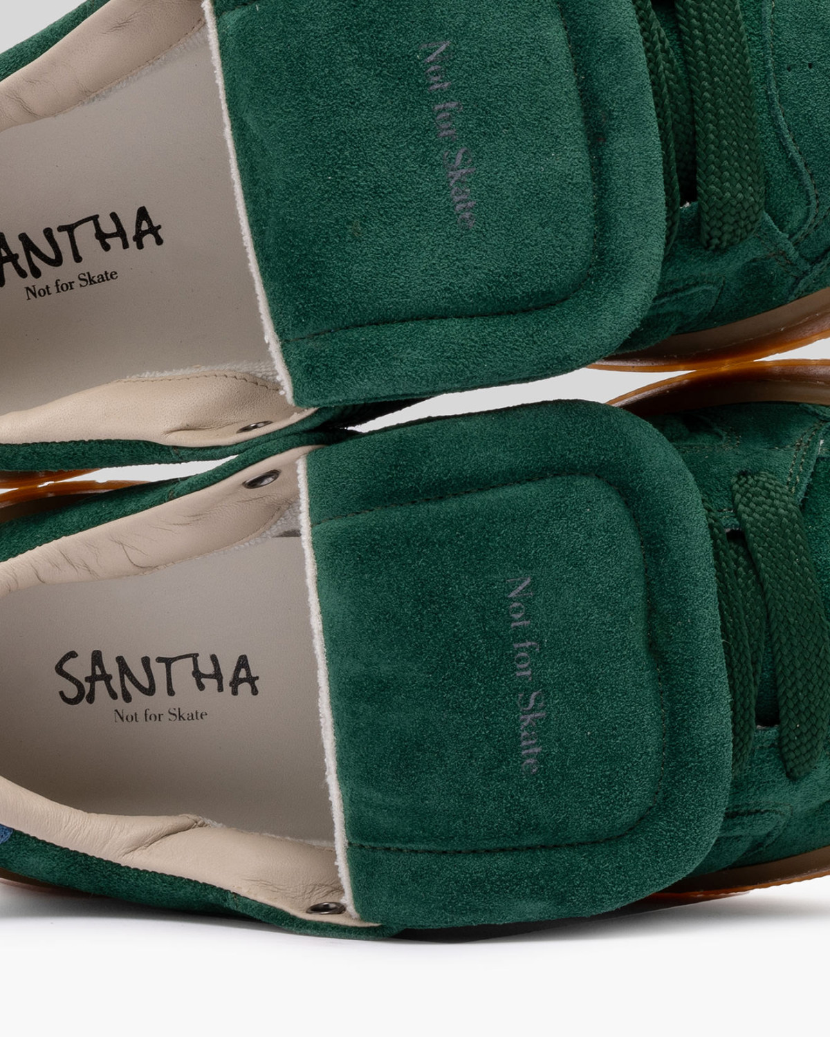 SANTHA: SANTHA MODEL 2 SOCCER TOTAL SUEDE GREEN 