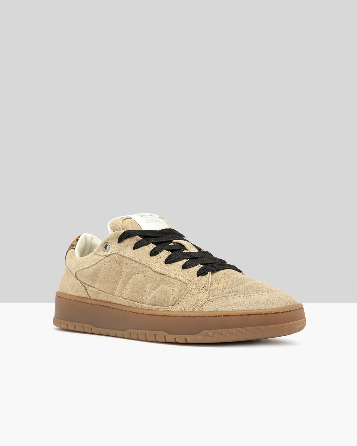 SANTHA: SANTHA MODEL 2 SUEDE BEIGE