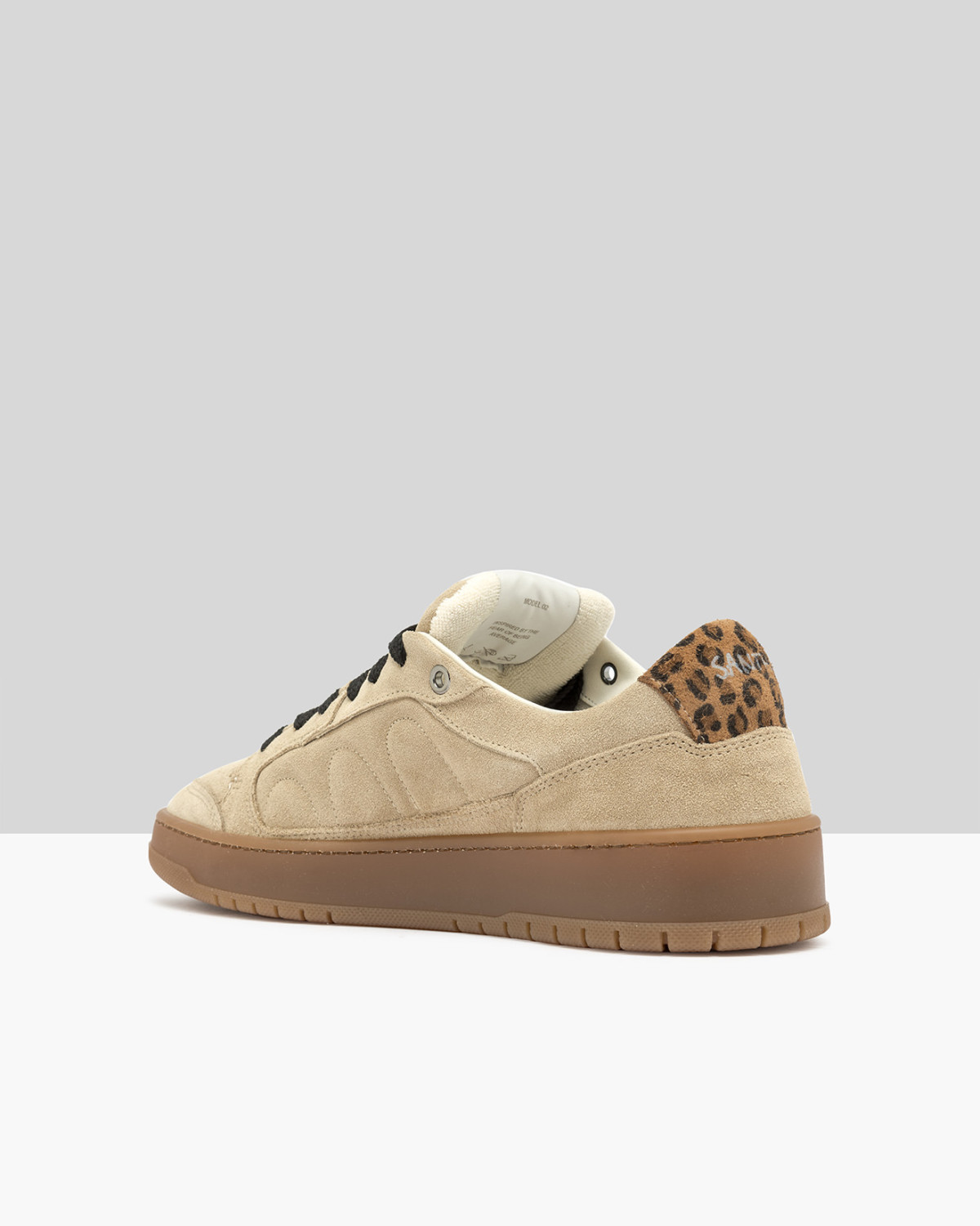 SANTHA: SANTHA MODEL 2 SUEDE BEIGE