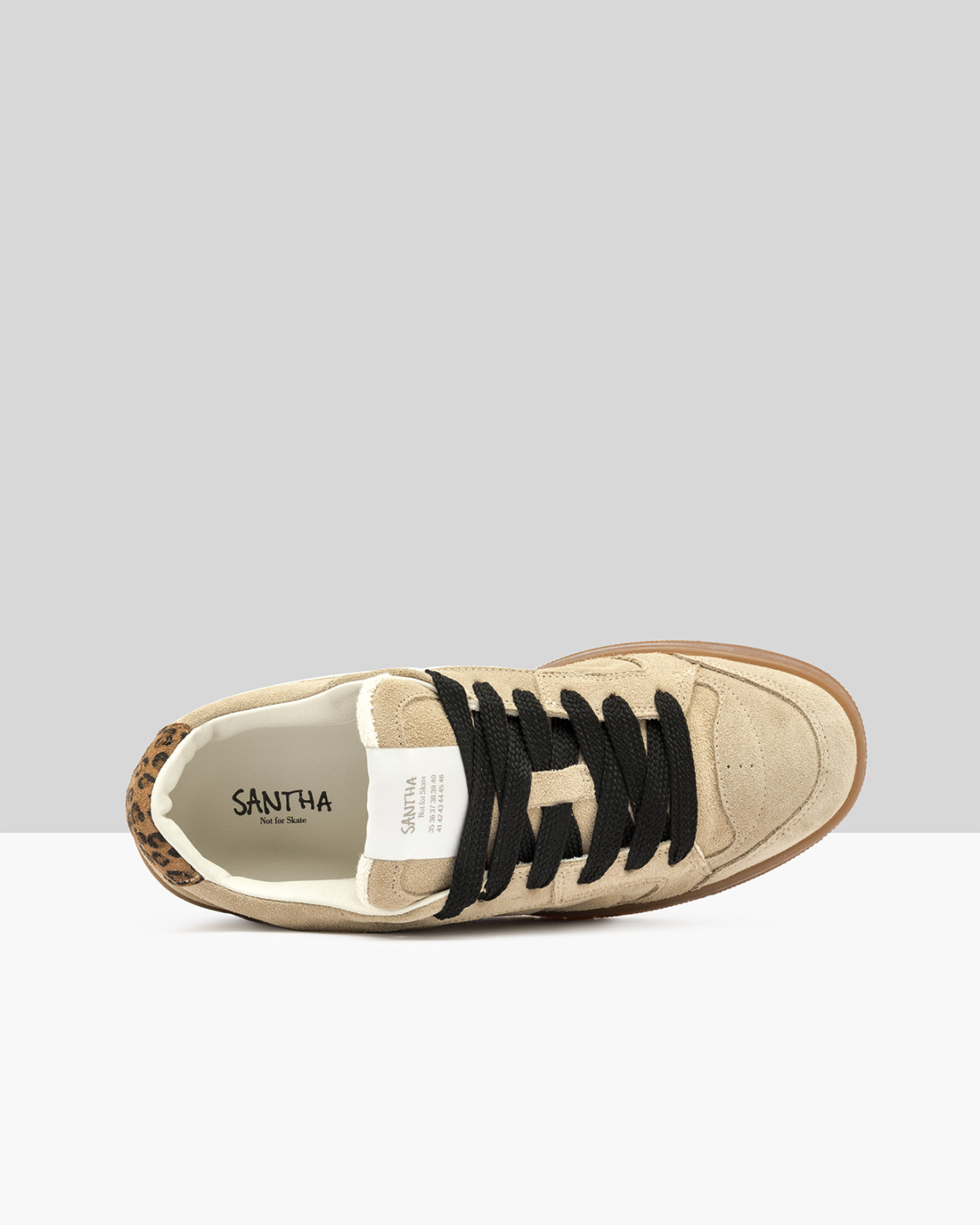 SANTHA: SANTHA MODEL 2 SUEDE BEIGE
