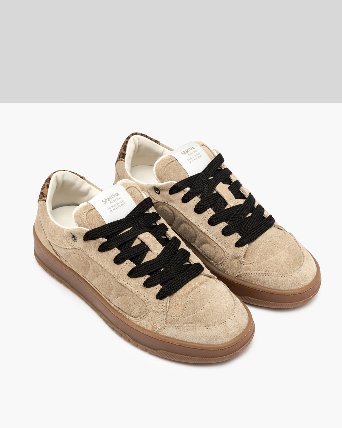 SANTHA: SANTHA MODEL 2 SUEDE BEIGE