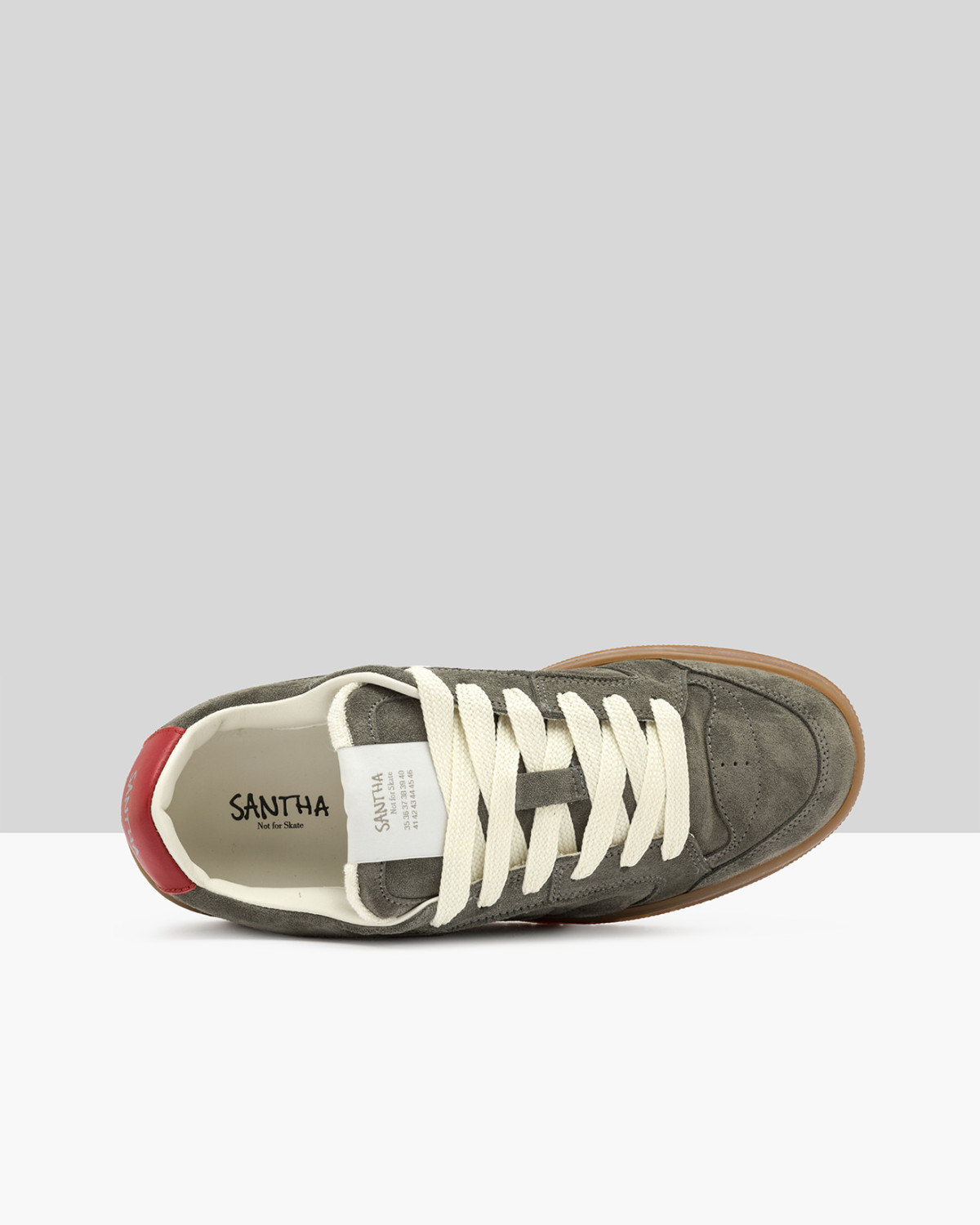 SANTHA: SANTHA MODEL 2 SUEDE GRAY
