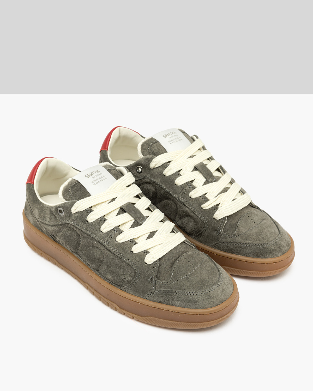SANTHA: SANTHA MODEL 2 SUEDE GRAY