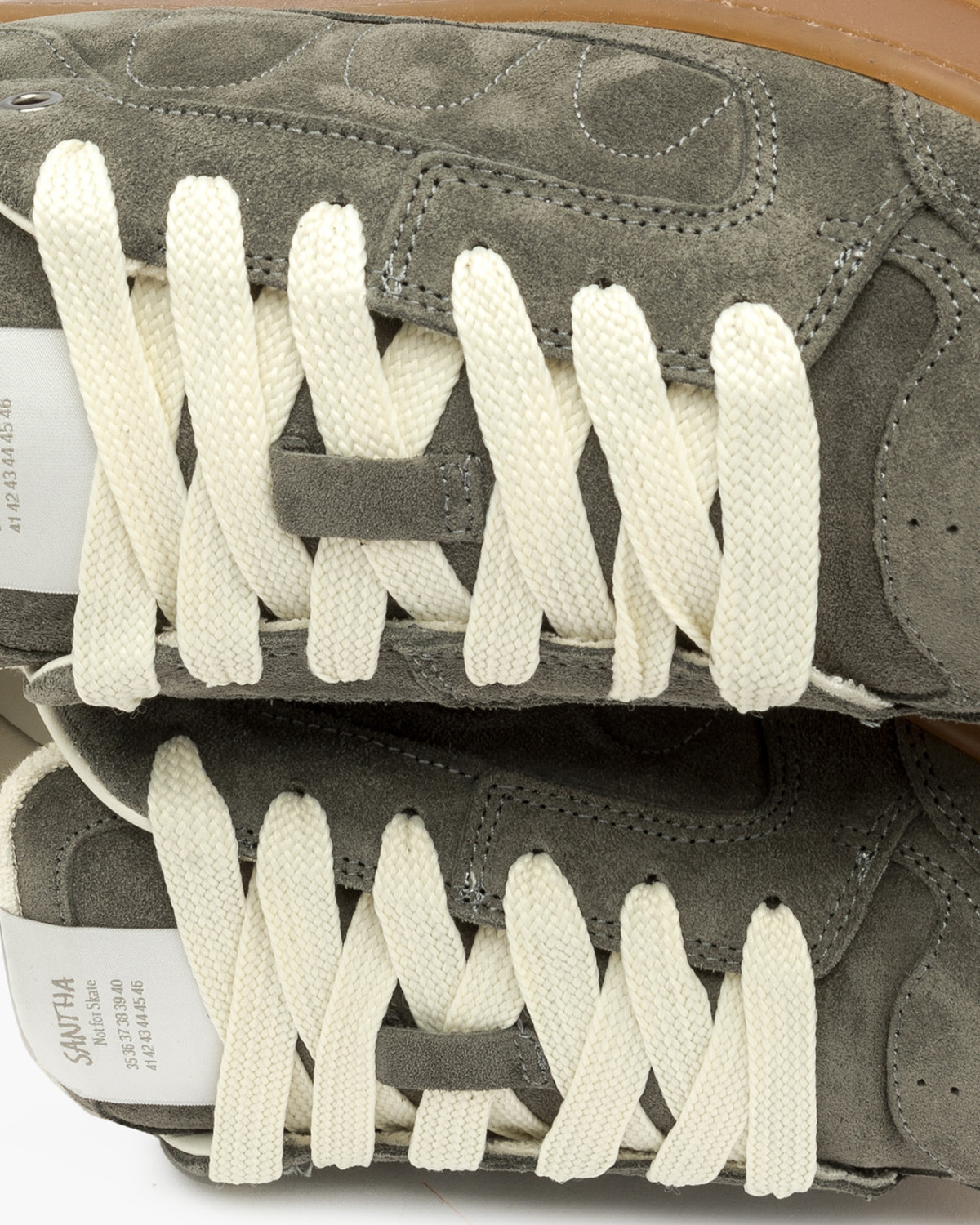 SANTHA: SANTHA MODEL 2 SUEDE GRAY
