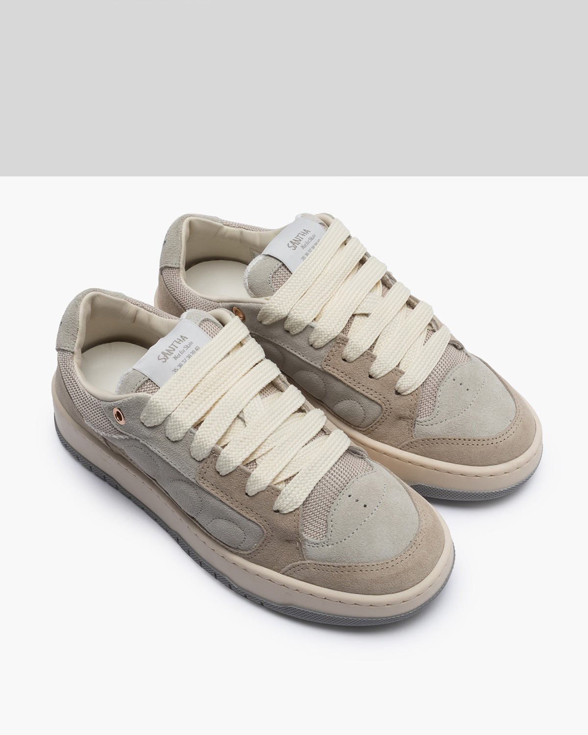 SANTHA: SANTHA MODEL 2 SUEDE SAND