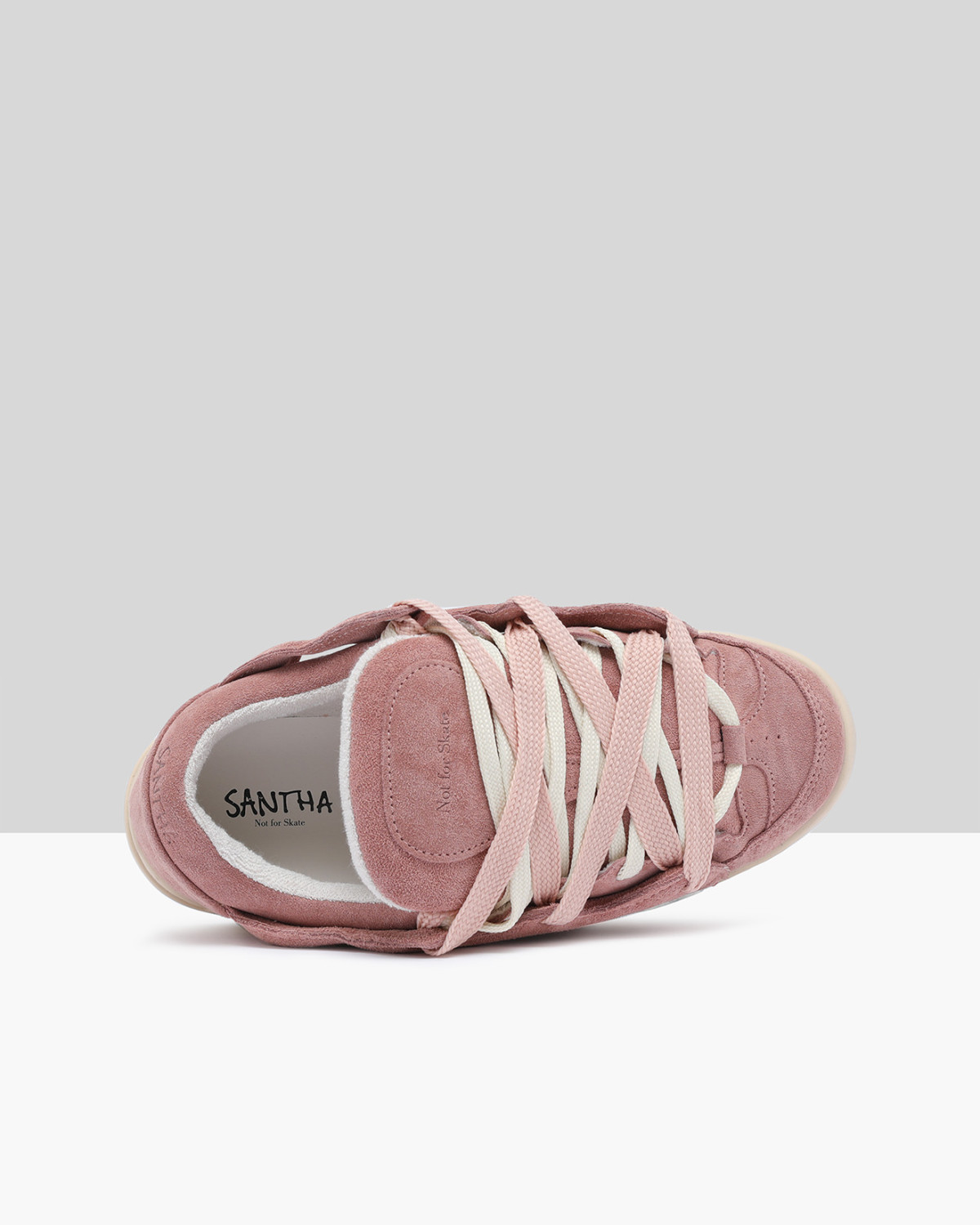 SANTHA: SANTHA MODEL 1 SUEDE ANTIQUE PINK