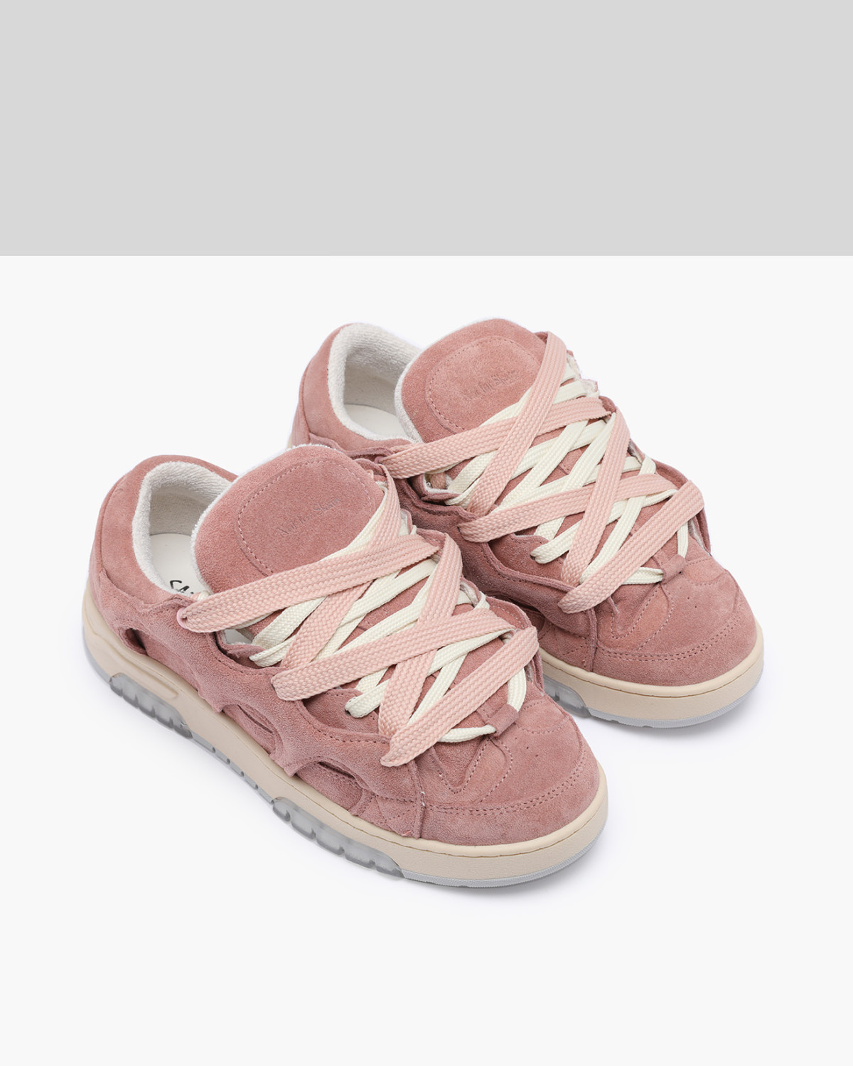 SANTHA: SANTHA MODEL 1 SUEDE ANTIQUE PINK