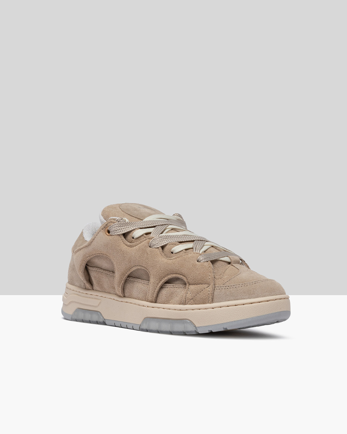 SANTHA: SANTHA MODEL 1 SUEDE LIGHT SAND