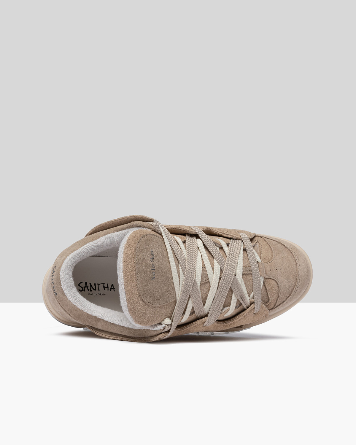 SANTHA: SANTHA MODEL 1 SUEDE LIGHT SAND