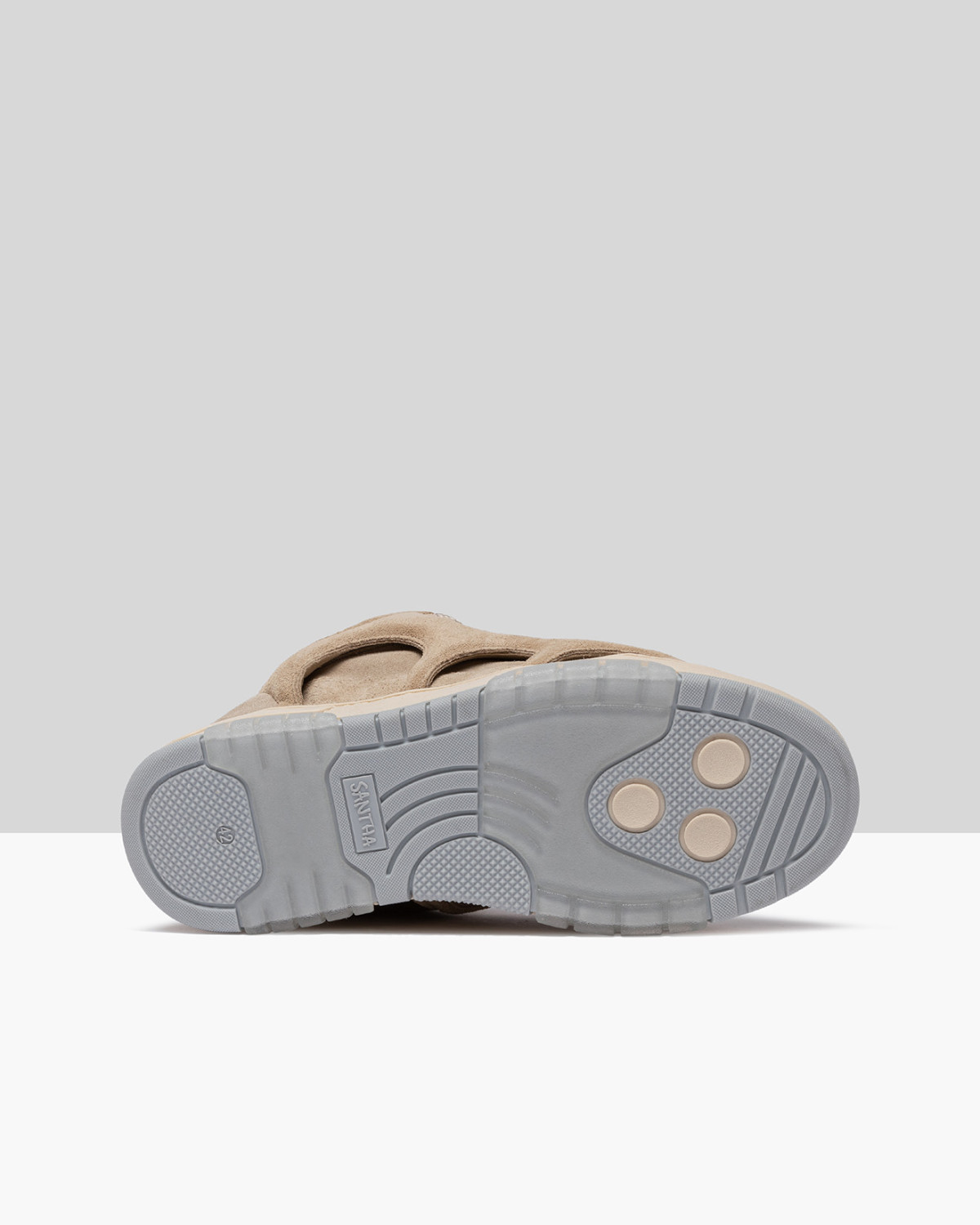 SANTHA: SANTHA MODEL 1 SUEDE LIGHT SAND