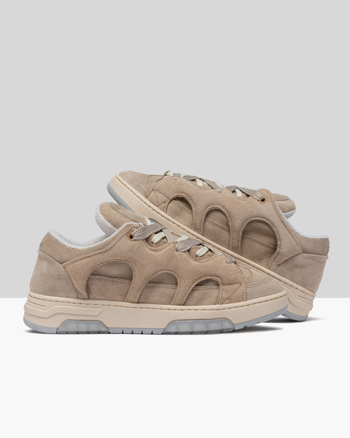SANTHA: SANTHA MODEL 1 SUEDE LIGHT SAND