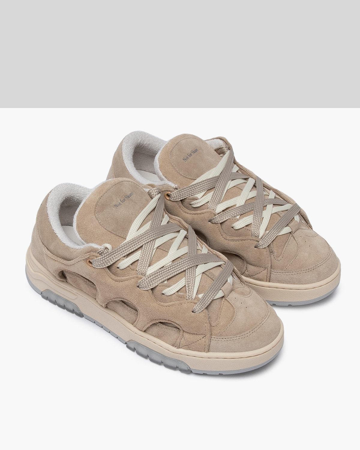 SANTHA: SANTHA MODEL 1 SUEDE LIGHT SAND